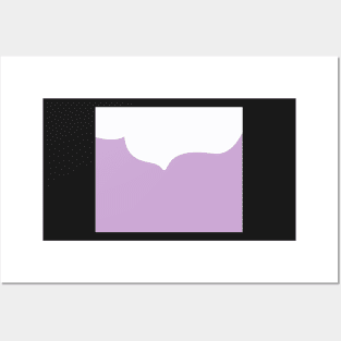 Abstract - purple and white. Posters and Art